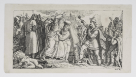 Petőfi: János vitéz illusztráció (XI. ének: János vitéz fölajánlja segítségét a francia királynak)